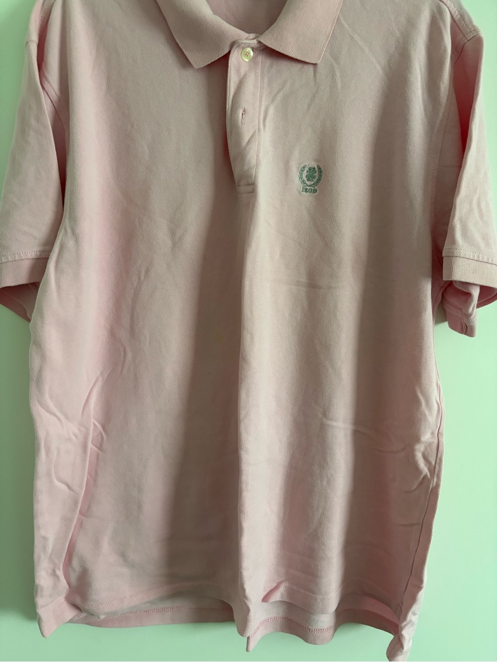 Izod Mens Polo Shirt - Size XL - Pink.